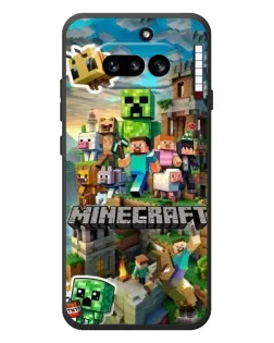 Чохол для Nothing Phone (4a) з картинкою «Замок Minecraft»