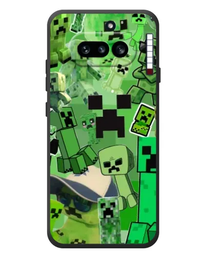 Чохол для Nothing Phone (4a) з картинкою «Кріпери Minecraft»