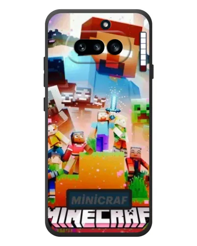 Чохол для Nothing Phone (4a) з картинкою «Minecraft герої гри»