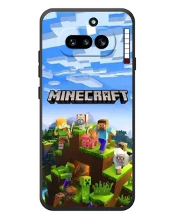 Чохол для Nothing Phone (4a) з картинкою «Minecraft класичний світ»