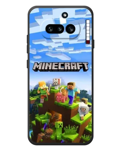 Чохол для Nothing Phone (4a) з картинкою «Minecraft класичний світ»