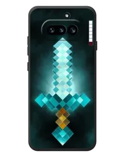 Чохол для Nothing Phone (4a) з картинкою «Алмазний меч неон»