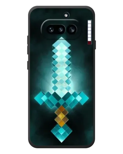 Чохол для Nothing Phone (4a) з картинкою «Алмазний меч неон»