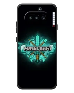 Чохол для Nothing Phone (4a) з картинкою «Minecraft Diamond лого»