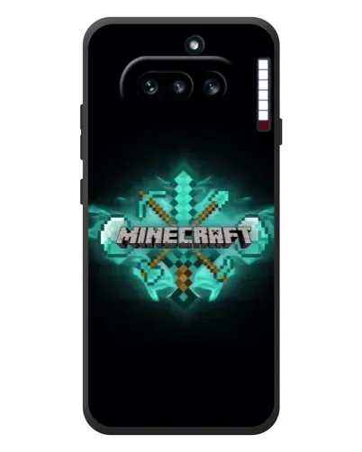 Чохол для Nothing Phone (4a) з картинкою «Minecraft Diamond лого»