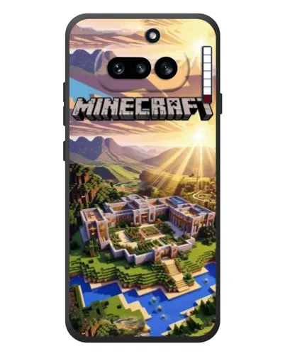 Чохол для Nothing Phone (4a) з картинкою «Minecraft панорама»