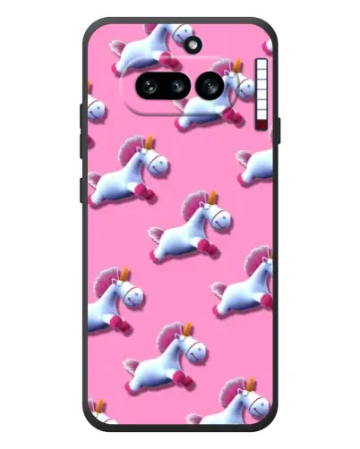 Чехол для Nothing Phone (4a) с картинкой «Единороги на розовом» Чехол для Nothing Phone (4a) с картинкой «Единороги на розовом»