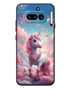 Чехол для Nothing Phone (4a) с картинкой «Единорог среди облаков»