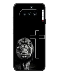 Чохол для Nothing Phone (4a) з картинкою «Лев та Хрест»