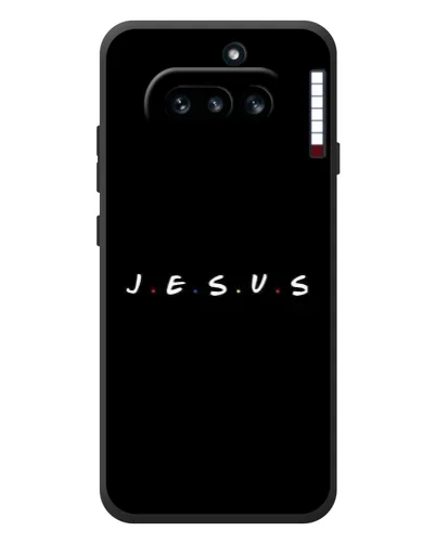Чехол для Nothing Phone (4a) с картинкой «Точки веры J.E.S.U.S.»