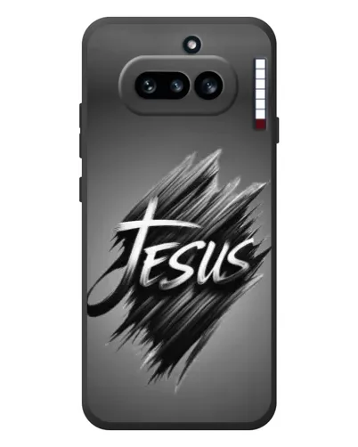 Чехол для Nothing Phone (4a) с картинкой «Надпись Jesus Graffiti»