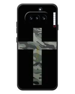 Чехол для Nothing Phone (4a) с картинкой «Милитари Крест»