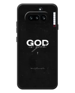 Чехол для Nothing Phone (4a) с картинкой «GOD — Бог над всем»