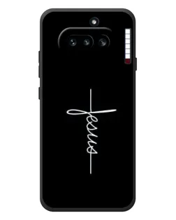 Чехол для Nothing Phone (4a) с картинкой «Тонкая линия веры»
