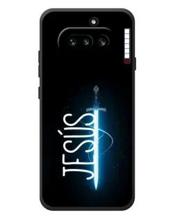 Чехол для Nothing Phone (4a) с картинкой «Меч Духа Jesus»