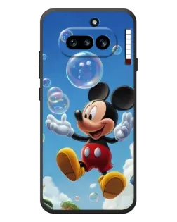 Чохол для Nothing Phone (4a) з картинкою «Mickey та мильні бульбашки»