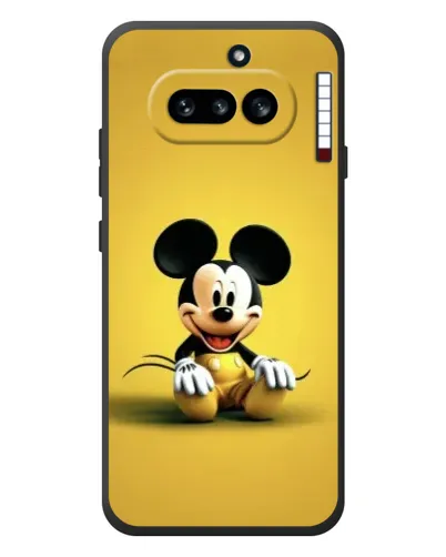 Чохол для Nothing Phone (4a) з картинкою «Міккі на жовтому»