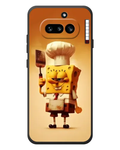 Чехол для Nothing Phone (4a) с картинкой «Губка Боб повар» Чехол для Nothing Phone (4a) с картинкой «Губка Боб повар»
