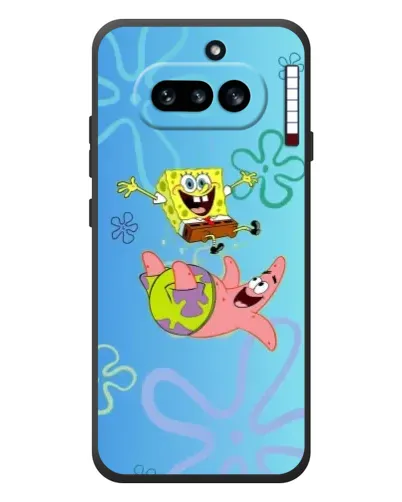 Чехол для Nothing Phone (4a) с картинкой «Спанч Боб и Патрик» Чехол для Nothing Phone (4a) с картинкой «Спанч Боб и Патрик»
