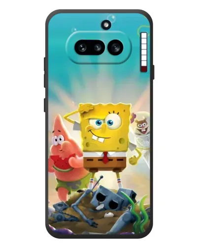 Чехол для Nothing Phone (4a) с картинкой «Спанч Боб победитель» Чехол для Nothing Phone (4a) с картинкой «Спанч Боб победитель»