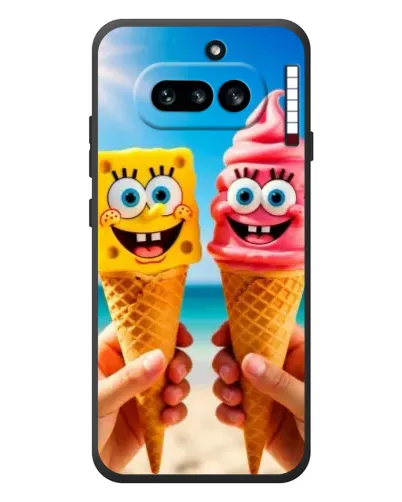 Чехол для Nothing Phone (4a) с картинкой «Спанч Боб мороженое» Чехол для Nothing Phone (4a) с картинкой «Спанч Боб мороженое»