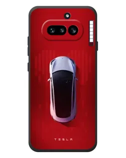 Чехол для Nothing Phone (4a) с картинкой «Tesla Top View» Чехол для Nothing Phone (4a) с картинкой «Tesla Top View»