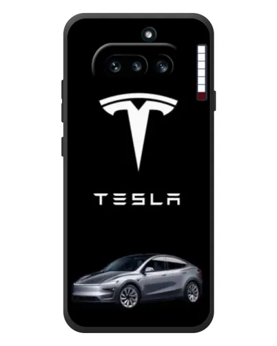 Чехол для Nothing Phone (4a) с картинкой «Tesla Model Y»