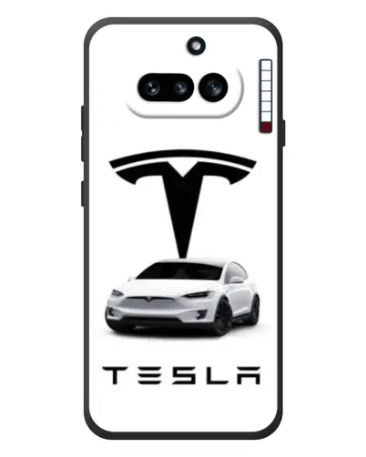 Чехол для Nothing Phone (4a) с картинкой «Tesla White Style»