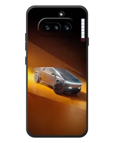 Чехол для Nothing Phone (4a) с картинкой «Cybertruck в пустыне»