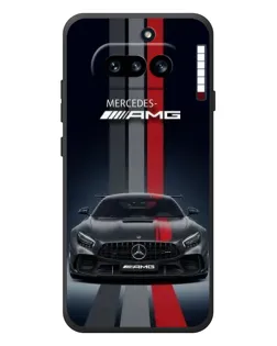 Чохол для Nothing Phone (4a) з картинкою «Mercedes — білий карбон» Чохол для Nothing Phone (4a) з картинкою «Mercedes — білий карбон»