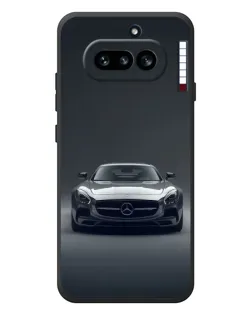 Чехол для Nothing Phone (4a) с картинкой «Mercedes на черном»