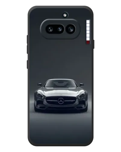 Чехол для Nothing Phone (4a) с картинкой «Mercedes на черном» Чехол для Nothing Phone (4a) с картинкой «Mercedes на черном»