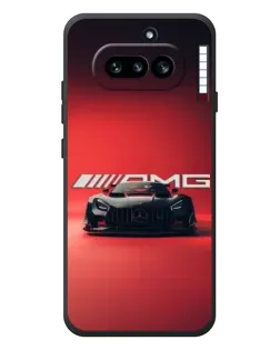 Чехол для Nothing Phone (4a) с картинкой «Mercedes AMG — красная линия»