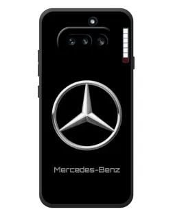 Чехол для Nothing Phone (4a) с картинкой «Mercedes Silver Logo»