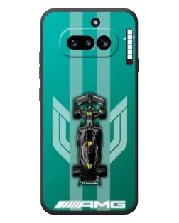 Чехол для Nothing Phone (4a) с картинкой «Mercedes AMG Petronas»