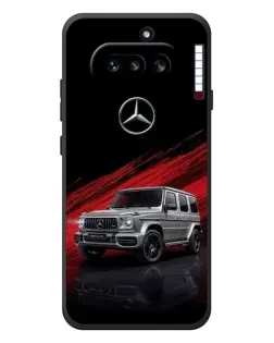 Чехол для Nothing Phone (4a) с картинкой «Mercedes G-Class красный»