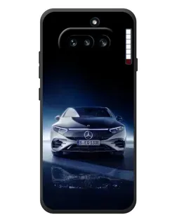 Чехол для Nothing Phone (4a) с картинкой «Ночной Mercedes EQ»