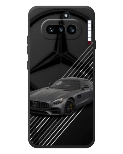 Чехол для Nothing Phone (4a) с картинкой «Mercedes AMG — графика» Чехол для Nothing Phone (4a) с картинкой «Mercedes AMG — графика»