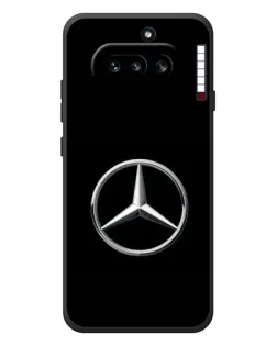 Чехол для Nothing Phone (4a) с картинкой «Mercedes классический лого»