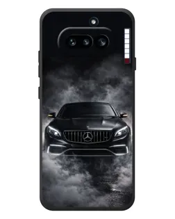 Чехол для Nothing Phone (4a) с картинкой «Mercedes в дыму»