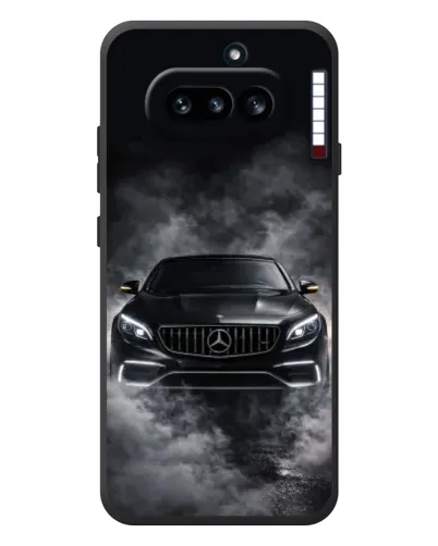 Чехол для Nothing Phone (4a) с картинкой «Mercedes в дыму» Чехол для Nothing Phone (4a) с картинкой «Mercedes в дыму»
