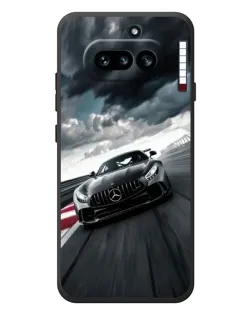 Чехол для Nothing Phone (4a) с картинкой «Гоночный Mercedes AMG»