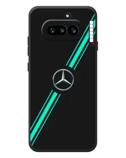 Чехол для Nothing Phone (4a) с картинкой «Спортивные линии Mercedes»