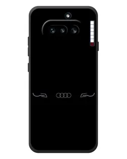 Чехол для Nothing Phone (4a) с картинкой «Audi — световой подпись» Чехол для Nothing Phone (4a) с картинкой «Audi — световой подпись»