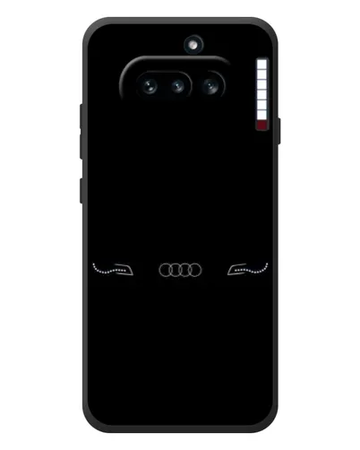 Чехол для Nothing Phone (4a) с картинкой «Audi — световой подпись»