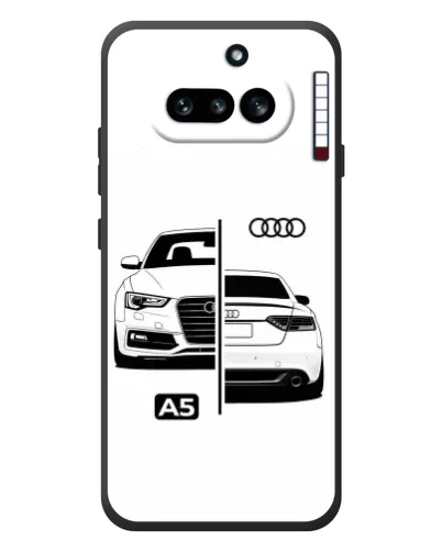 Чехол для Nothing Phone (4a) с картинкой «Audi — контрастный дизайн»