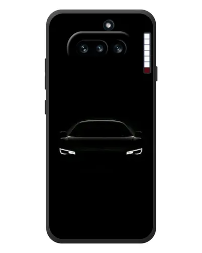 Чехол для Nothing Phone (4a) с картинкой «Взгляд Audi в темноте»