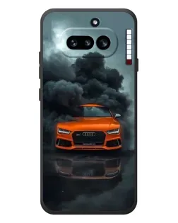 Чехол для Nothing Phone (4a) с картинкой «Audi в облаках дыма» Чехол для Nothing Phone (4a) с картинкой «Audi в облаках дыма»