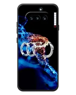 Чехол для Nothing Phone (4a) с картинкой «Энергия лого Audi» Чехол для Nothing Phone (4a) с картинкой «Энергия лого Audi»