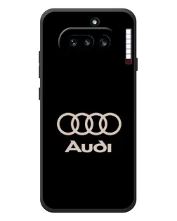 Чехол для Nothing Phone (4a) с картинкой «Audi — золотой логотип» Чехол для Nothing Phone (4a) с картинкой «Audi — золотой логотип»